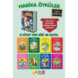 Tandem Yayınları Harika öyküler - Meb Uyumlu 2. 3. 4. Sınıf tavsiyeli çocuk hikayeleri öykü kitapları 8 kitap