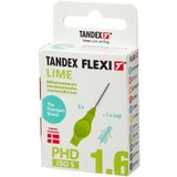 TANDEX Flexi 6lı Arayüz Fırçası 1mm - Lime