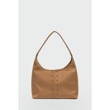 Tandi Bags Bery Taşlı Süet Omuz Çantası Camel