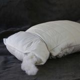 Tandoğan Nefes Alabilen %100 Yün Yastık Dolgulu Yastık (50*70*13) - 50 x 70 cm - Beyaz
