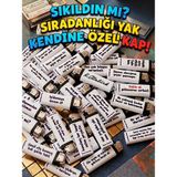 Tanem Sürpriz Seçim: Mizah Dolu Komik Sözlü Taşlı Çakmak Serisi (Rastgele Gönderim) - 5 adet