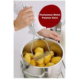 Tanemce Paslanmaz Çelik Patates Ezici, Pratik Patates Ezici Püre Yapıcı, Mama Yapıcı Aparat