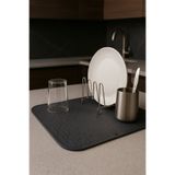 Tanemce Silikon Bulaşık Kurutma Matı Su Toplamaz Kaydırmaz Bulaşıklık Tencere Altlığı 40x31 cm
