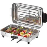 Taner Standart Boy Elektrikli Izgara Mangal Barbekü 31 x 21 cm - 850 W Tnrz1700