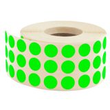 Tanex 10 mm 5000 Adet Floresan Yeşil Nokta Etiket