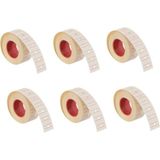 Tanex (12 * 21 Mm) Çizgili Flo Beyaz Fiyat Etiketi (Ruloda 800 Etiket) ( 6 Rulo) - Boyut