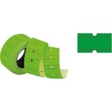 tanex (12 * 21 mm) çizgili flo yeşil etiketi (ruloda 800 etiket) - 12x21 mm - Manuel Etiket Makinesi Etiketi