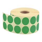 Tanex 20 mm Yeşil 2500'lü 6'lı Nokta Etiketi