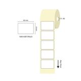 Tanex 60x25 mm Eco 40 mm Çap 1000'li Termal Etiket