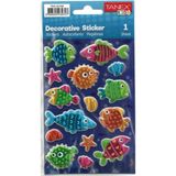 tanex balık serisi etiket sticker tnx-25168 - Yok