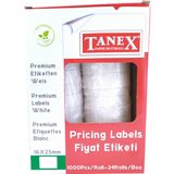 Tanex Çift Haneli 16x23 12'li 6600 Etiket