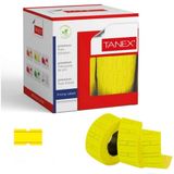 Tanex Çizgili 12X21 mm Floresan Sarı Fiyat Etiketi
