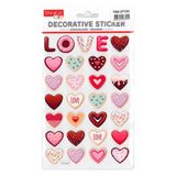 Tanex Kids Sticker Eva Gilitter Serisi Kalpler (27154)
