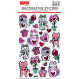 Tanex Kids Sticker Puffy Eva Serisi Kediler (27153)