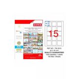 Tanex Laser Etiket 100 Yaprak 45X45 Mm Lazer Yazici Etiketi