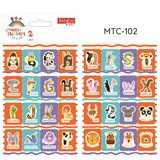 Tanex MTC-102 Öğretici Harf Okul Etiketi