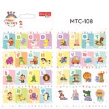 Tanex MTC-108 Öğretici Harf Okul Etiketi