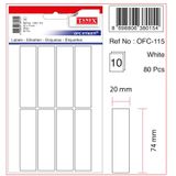 Tanex OFC-115 Beyaz Ofis Etiketi