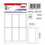 Tanex OFC-121 Beyaz Ofis Etiketi