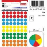 Tanex Ofc-129 5 Adet Mıx Color Ofis Etiketi