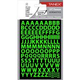 Tanex STC-563 Flo 10 mm 2'li Yeşil Harf Etiketi