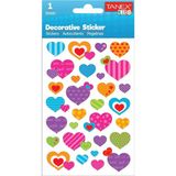Tanex TNX-25010 Puffy Kalp Stıcker