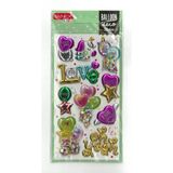 Tanex TNX-26009 Balon Puffy Etiket Seri 9 - 1 Adet - Çok Renkli