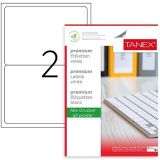 Tanex TW-2002 199.6x143.5 Beyaz 100 Yaprak Klasik Laser Etiket