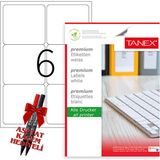 Tanex Tw-2006 99x93 Mm Laser Etiket 100 Tabaka 2'li Asetat Kalem