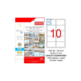 Tanex TW-2010 99,06X57 mm. Laser Etiket 100 Adet TW-2000