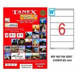 Tanex tw-2047 210x47,81 Laser Etiket