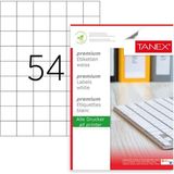 Tanex TW-2054 A4 35 x 3316 mm 100'LÜ Beyaz Lazer Yazıcı Etiket