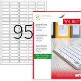 Tanex TW-2095 30x12 mm 100 Adet Laser Etiket