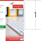 Tanex TW-2297 105x297 mm 100'lü Sökülebilir Etiket