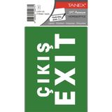 Tanex UYR-110 2'li Acil Çıkış Etiketi