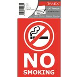 Tanex UYR-118 No Smoking 2'li Uyarı Etiketi