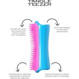 Tangle Teezer Pet Deshedding Mavi Pembe Uzun Tüylü Köpekler İçin Özel Tasarım Fırça