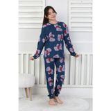 Tangled Hearts Desenli Kız Çocuk Pijama Takımı 8-13