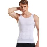 TangModa Erkek Korse Atlet Beyaz Bel Korsesi Toparlayıcı 2 Beden Inceltici Korse Atlet - 2XL