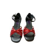 TANGO DÜĞÜMÜ DERİ-SATEN,TANGO DANS VE SALON AYAKKABISI 8,5 CM 13 PONT KONİ MODEL KAPALI TOPUK (EU Ayakkabı Beden Sistemi, Yetişkin, Sayısal, Orta, 37)