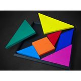 Tangram Bulmaca Çocuk Gelişimi Eğitici Oyun Zihinsel Gelişim Büyükboy - Renkli