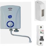 TanıdıkElektrikçi Aydın Derya Mutfak Şofbeni 5500W Şofben + Sıgorta ve Kutusu Dahil Paket