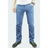 Taniş Erkek Yüksek Bel Regular Fit Pamuklu Kot Pantolon - Açık Mavi - 38