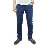 Taniş Erkek Yüksek Bel Regular Fit Pamuklu Kot Pantolon - Koyu Mavi - 42