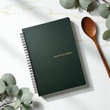 Tanıtım 12 Haftalık A5 Beslenme ve Kilo Takip Planlayıcı Defter | Spiralli, Suni Deri Kapaklı, - Standart