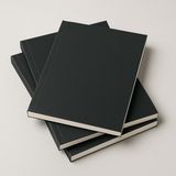 Tanıtım Ciltli, A5 Çizgili Not Defter, 64 Yaprak, 90 Gr. Ivory Kağıt, Ofis Için Ideal, Plan (Siyah Kapak)
