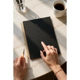 Tanıtım Kareli Spiralli Not Defteri, A4 Boyut (21X29,7 Cm), 120 Yaprak (240 Sayfa), 90GR. Ivory Ka - Standart