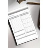 Tanıtım Masaüstü Ders Çalışma Planlayıcı | 60 Yaprak | 17X24 cm | Günlük & Haftalık Program Defteri | Öğrenci Planlama Bloknotu