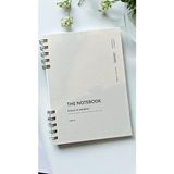 Tanıtım Spiralli 80 Yaprak Çizgisiz A5 Defter, Not Defteri, Okul Defteri, 4 Farklı Renk Seçeneği (01 Light Grey)