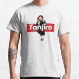 Tanjiro Demon Slayer Classic Tişört - Siyah
